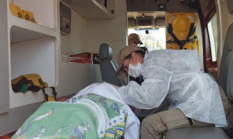 Mulher dá à luz dentro de casa em Pontes e Lacerda.” É muita emoção” afirmou soldado do Bombeiro