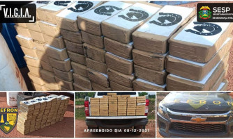 Nas garras do Gefron: ônibus que faz linha da Triunfo à Pontes e Lacerda é apreendido com drogas
