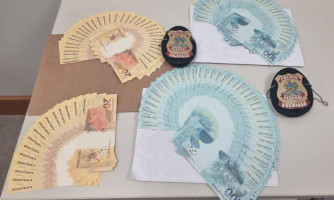 Operação da PF apreende R$ 7.500 em notas falsas em MT