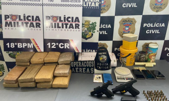 Operação Progressão: oito pessoas foram presas com armamentos e drogas