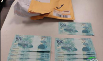 PF faz busca na casa de suspeito que recebe dinheiro falso pelos Correios