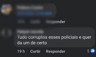 Polícia Civil identifica jovem que fez comentário ofensivo contra policiais em rede social