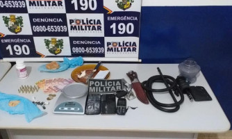 Polícia Militar de Comodoro detém membro do Comando Vermelho por tráfico de drogas