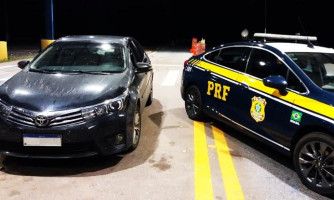 PRF recupera veículo roubado no Rio de Janeiro que seria entregue em Pontes e Lacerda