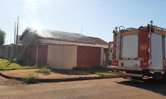 Princípio de incêndio é registrado no bairro Santo Antônio
