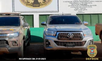 Receptador aceita R$ 3 mil para transportar camionete roubada, mas cai nas garras do Gefron