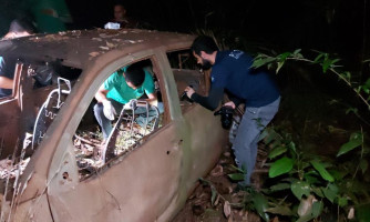 Restos mortais são encontrados dentro de veículo em mata fechada na BR 174