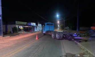 Suspeito com mais de 15 passagens é preso pela Polícia Militar em Pontes e Lacerda com caminhão furtado