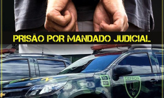 Suspeito com mandado de prisão em aberto é preso pelo GEFRON na MT-473