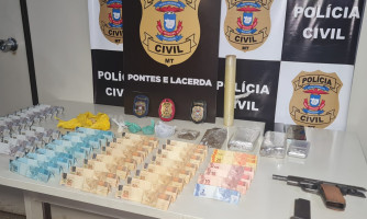 Tornozelado é preso por tráfico de drogas em Pontes e lacerda