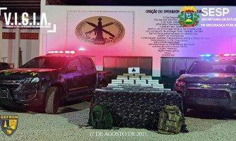 Traficantes são presos pelo Gefron com cocaína e pasta base em Porto Esperidião