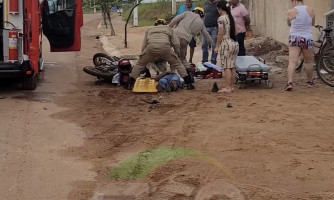 Ultrapassagem indevida acaba em acidente na Br174b na manhã deste sábado(15) em Pontes e Lacerda
