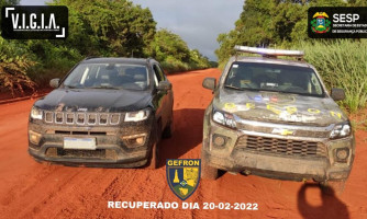 Um homem e dois menores são detidos com carro furtado na fronteira
