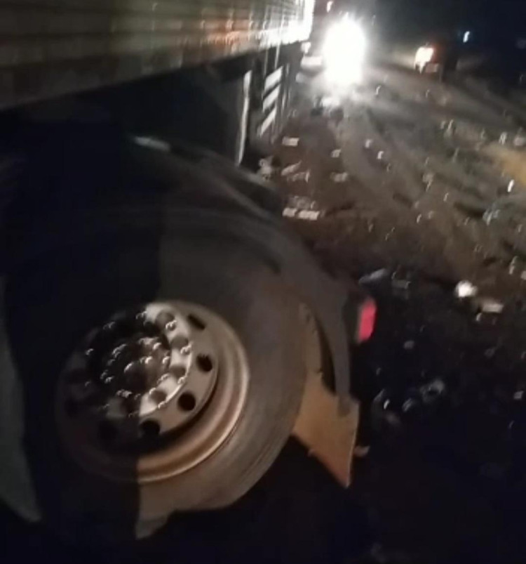 Acidente fatal em Mirassol D’Oeste entre camionete e carreta