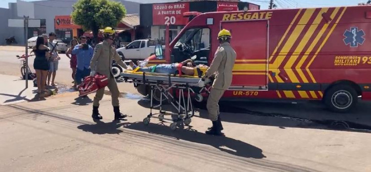 Sábado é marcado com dois acidentes de trânsito na região central