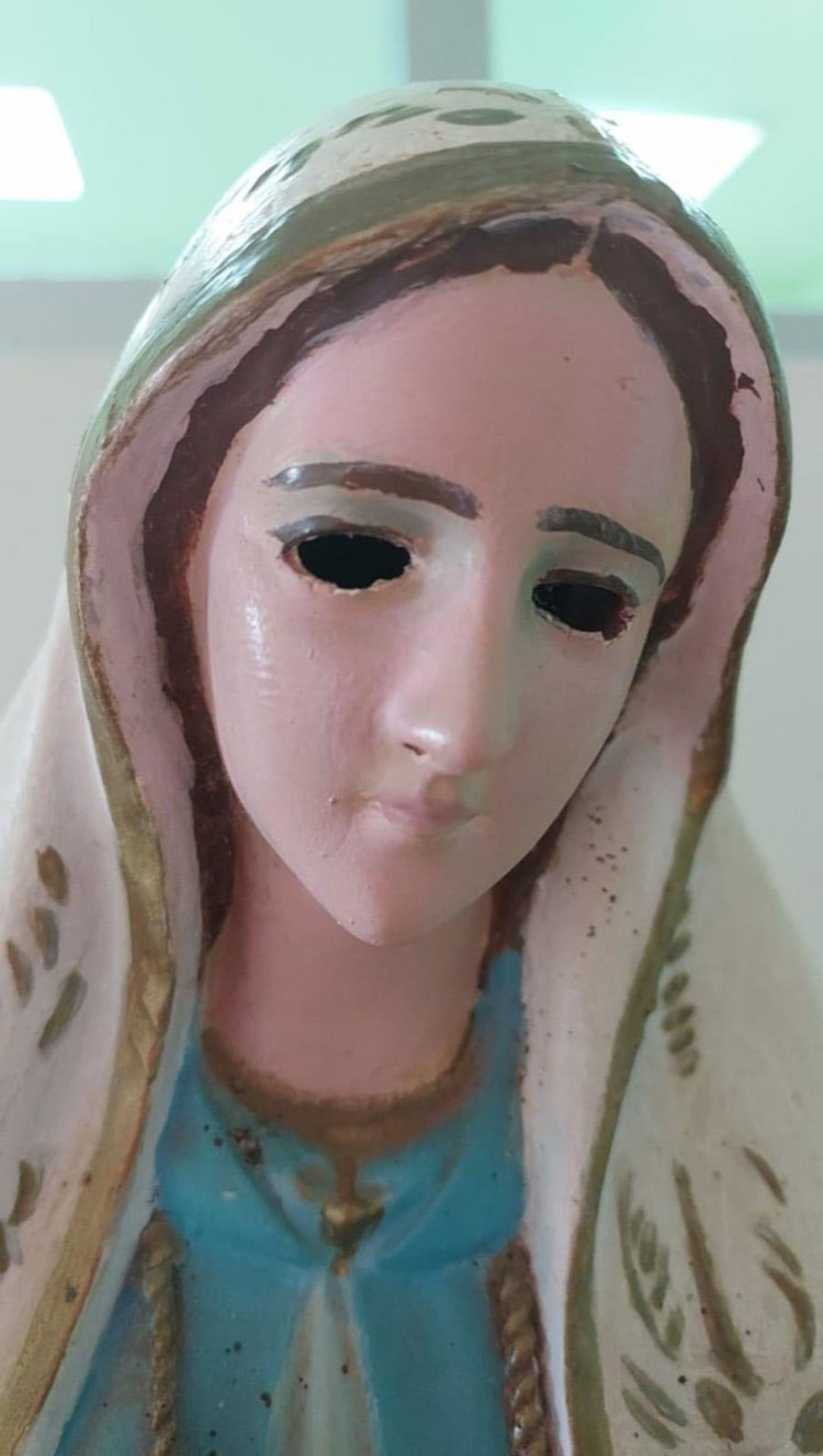 Patrimônios históricos e religiosos Marco do Jauru e imagem de santa são pichados e depredados em Cáceres