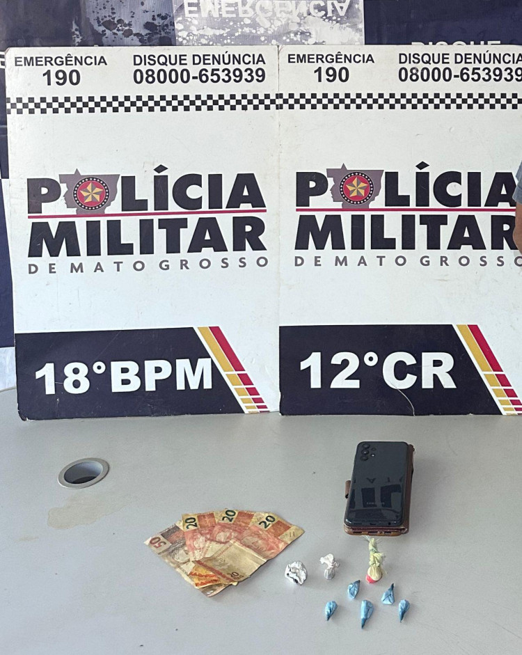 Homem é detido com entorpecentes na avenida Paraná