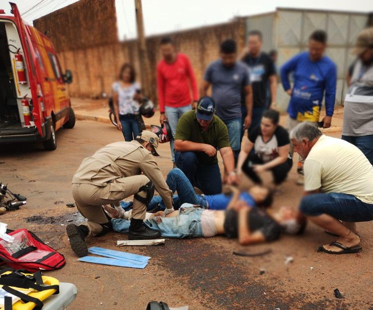 Irmãos envolvidos em acidente: Um submetido a cirurgia, o outro em estado grave em Cáceres