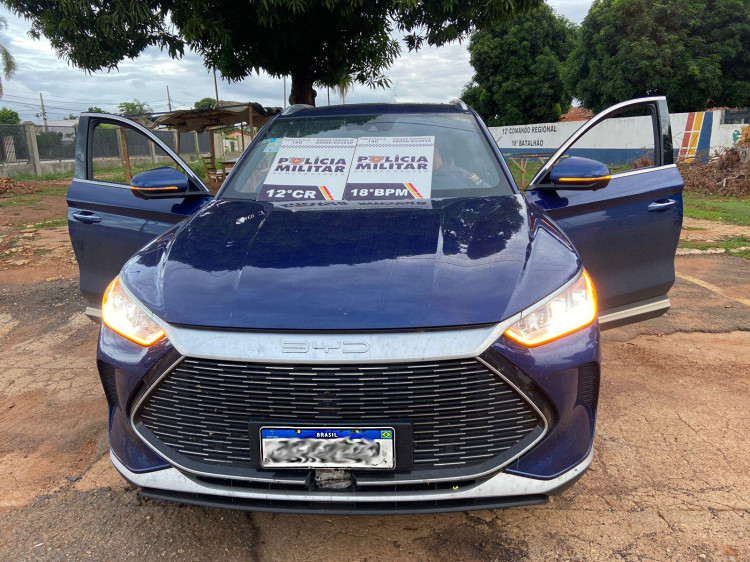 Estelionato: Polícia recupera carro do estado de Goiás em Pontes e Lacerda