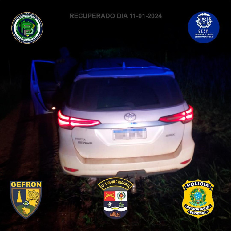Motorista foge da Polícia e abandona veículo furtado em Comodoro