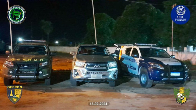 Gefron prende suspeitos de homicídio durante Operação em Conquista d' Oeste