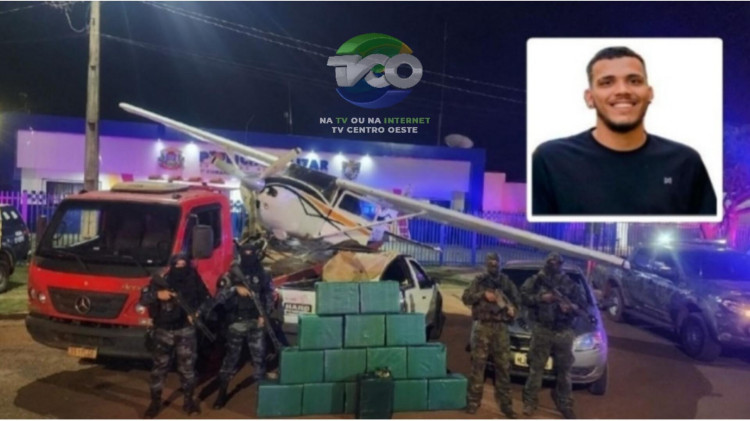 Traficante morre em confronto com a força tática e avião com carga de 460kg de cocaína é apreendida