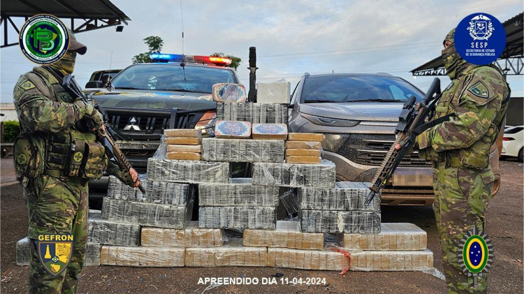 Operação na fronteira: traficante preso e drogas retirada da circulação em Porto Esperidião