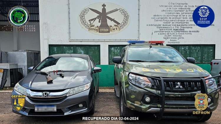 Supeitos de latrocínio em Sorriso são capturados pelo Gefron após confronto