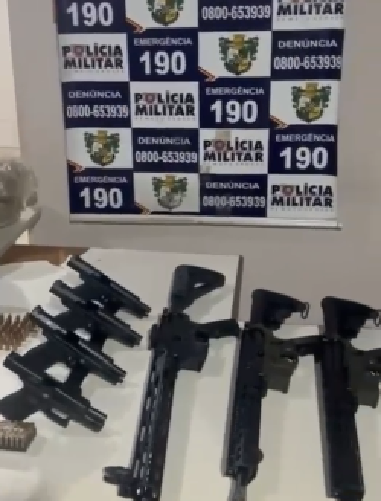 Armamentos, munições e drogas: Polícia em ação conjunta realiza grande apreensão em Vila Bela