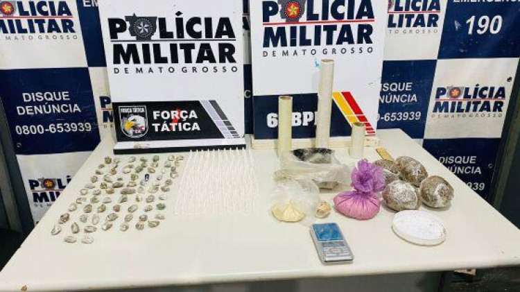 Polícia Militar desarticula quadrilha por tráfico de drogas em Cáceres