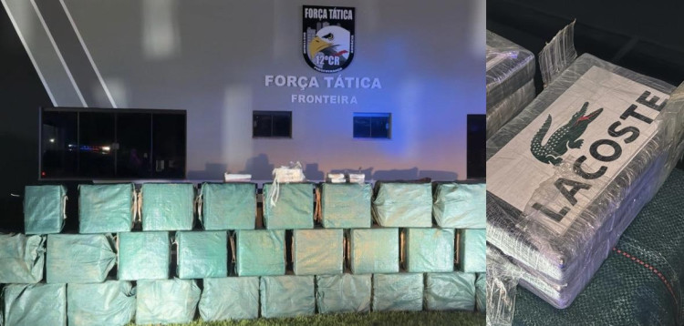 Entorpecentes da Lacoste? Apreensão em Adrianópolis equivale a 25 milhões