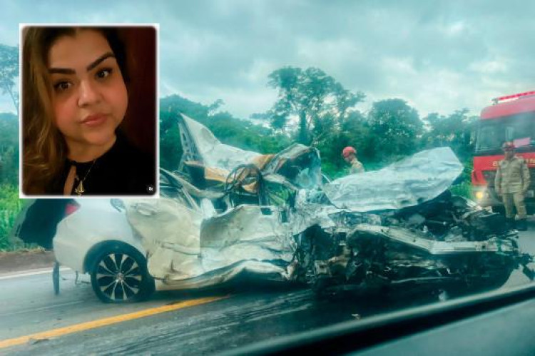 Médica morre em acidente entre carro e carreta na BR-070 em Cáceres