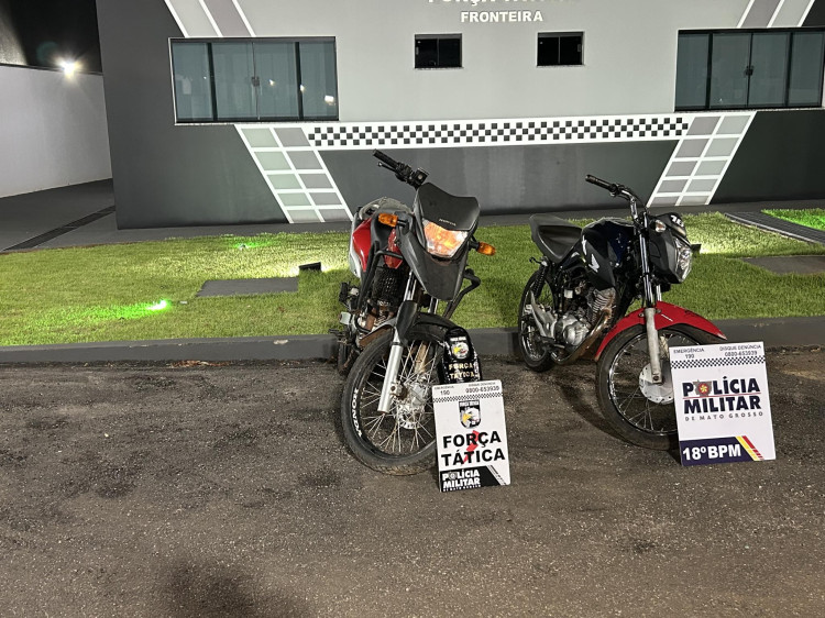 Quatro menores são detidos com duas motos furtadas em Pontes e Lacerda