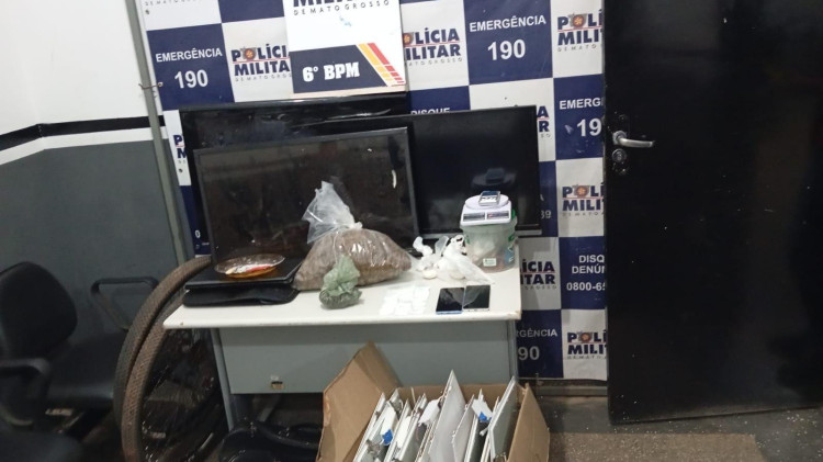 Homem é preso após furtar supermercado em Cáceres