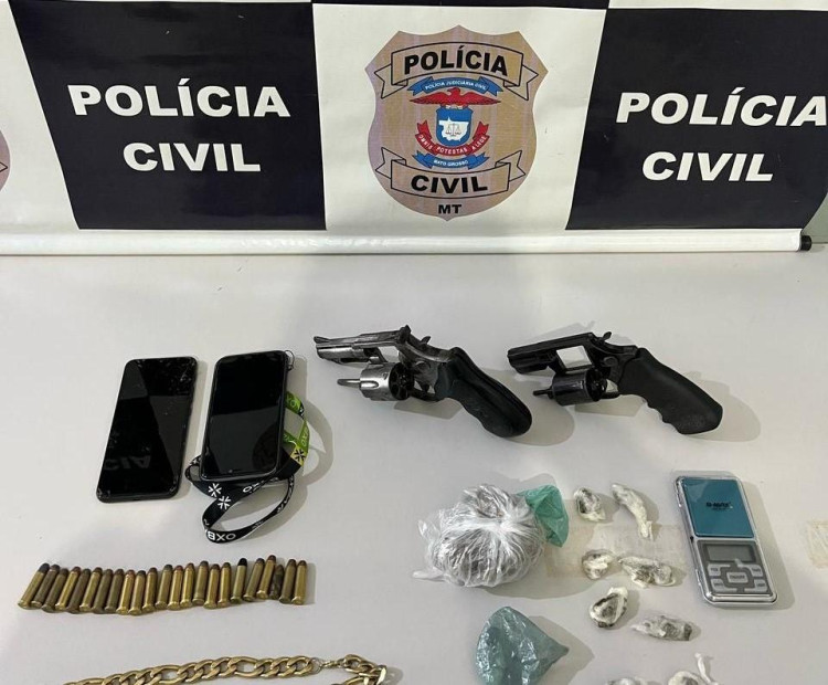 Polícia Civil prende três autores de homicídio em Comodoro e apreende armas de fogo