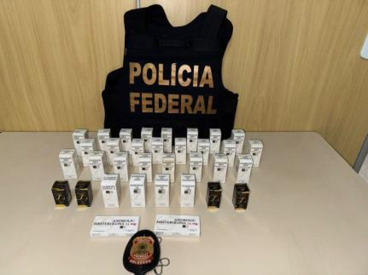 Policia Federal prende homem com 40 anabolizantes durante operação