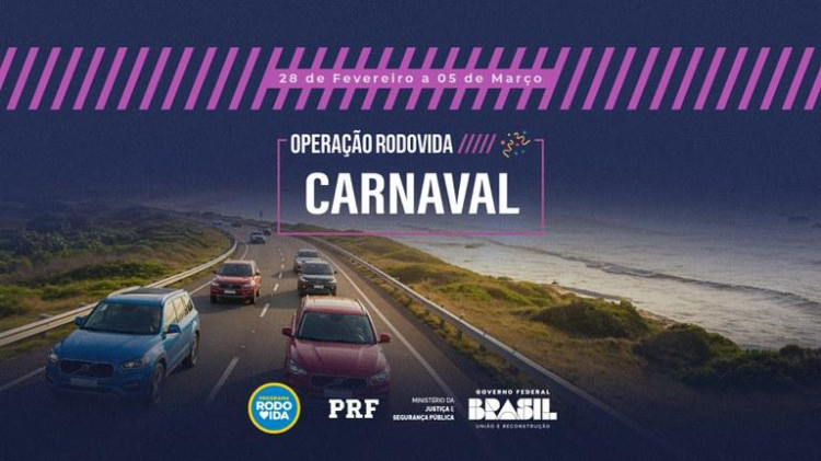 PRF lança Operação Carnaval com reforço na fiscalização de embriaguez ao volante e prevenção de acidentes