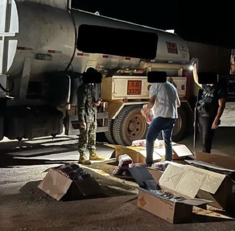 Carga de explosivos são aprendidas durante operação