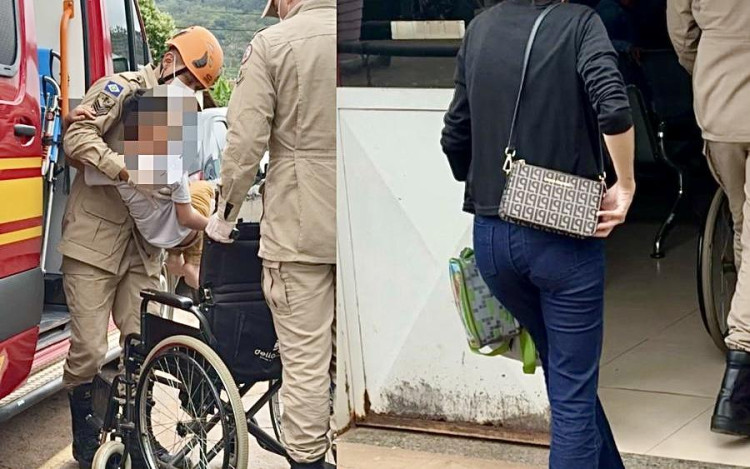 Mãe e filho sofrem acidente de trânsito em Pontes e Lacerda