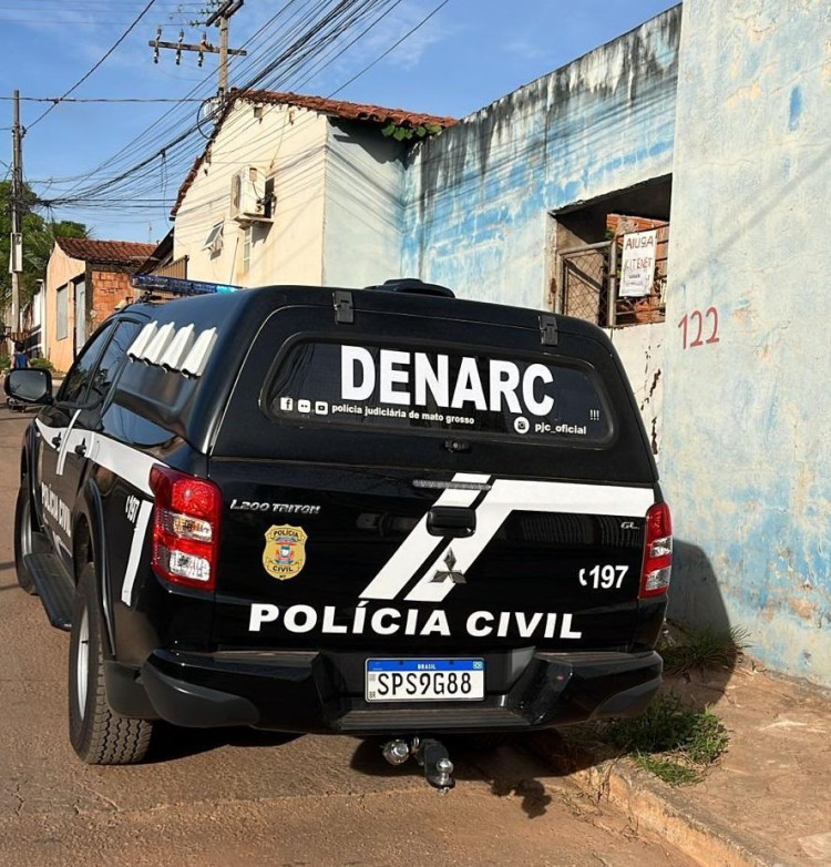 Polícia Civil cumpre mandados contra facção criminosa que atua com tráfico de drogas em Cuiabá e Cáceres