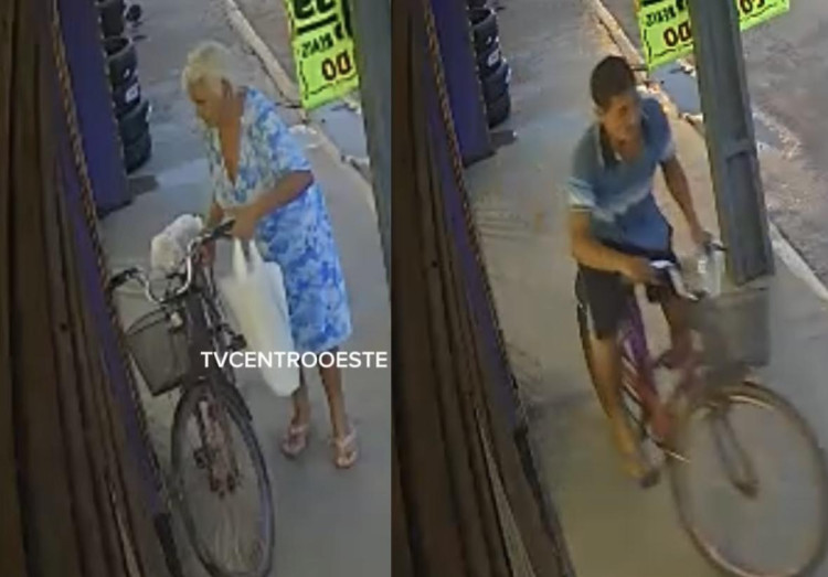 SENHORA TEM BIKE FURTADA NA PORTA DE MERCADO EM CÁCERES
