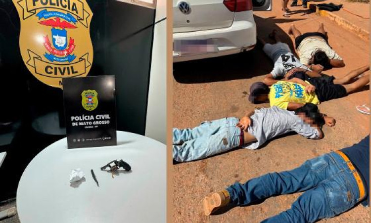 Operação policial em Cáceres elucida homicídio e prende faccionados tentando fugir da cidade