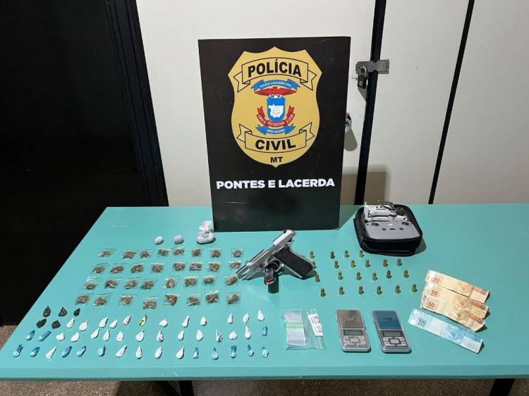 Polícia Civil prende suspeitos por tráfico, porte ilegal de arma e embriaguez ao volante