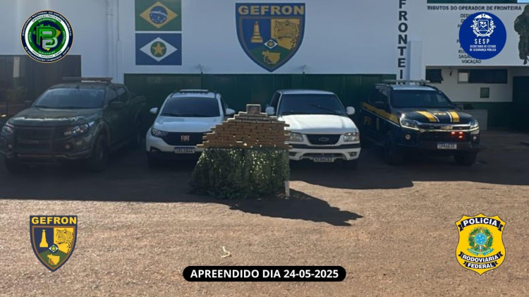 Três pessoas são presas com mais R$ 1 milhão de drogas em Porto Esperidião