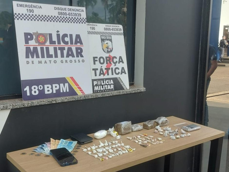 Polícia Militar prende três pessoas na Vila Guaporé portando grande quantidade de drogas