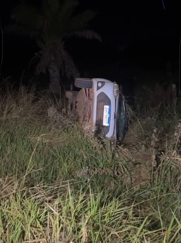 Capotamento é registrado na Br-174 proximo ao laticínio