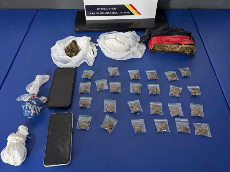 PM prende quatro pessoas por tráfico de drogas em Mirassol d'Oeste