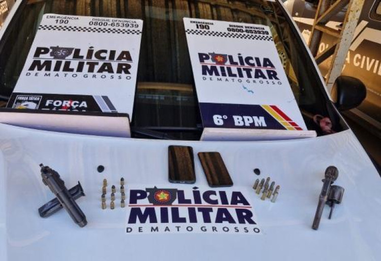 Presos com armas e mapa de execução: polícia frustra plano de homicídios em Cáceres