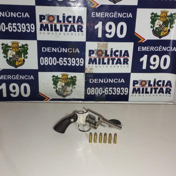Suspeito de tentativa de homicídio é preso com arma em Vila Bela da Santíssima Trindade