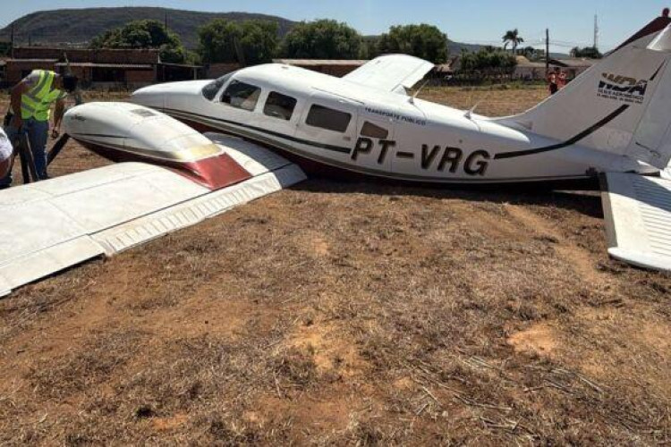 Avião com deputado Carlos Avallone sofre pane no trem de pouso; pouso é feito com segurança